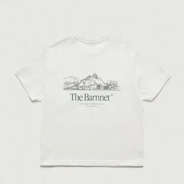 the barnnet 바넷 한국 티셔츠 화이트 프리 사이즈 흰색