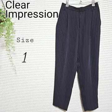 Clear Impression 스트라이프 팬츠 사이즈 1