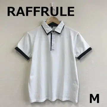 A0627A07 [ RAFFRULE ] 더블 카라 히요쿠 버튼 피케 셔츠