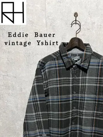 [구제 의류] Eddie Bauer 타탄 체크 플란넬 셔츠