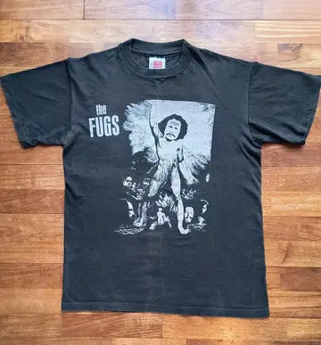 초레어 the Fugs 그래픽 티셔츠 블랙