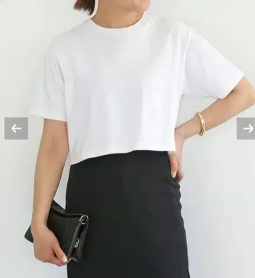 Cropped 티셔츠