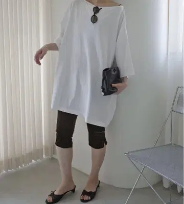 Plus by ONIT SLOBE 별주 BIG TEE 레깅스 세트