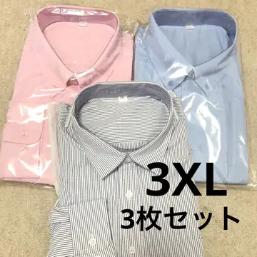 VARNIC 와이셔츠 긴팔 남성용 3장 세트 형태 안정성 통기성 초속건성