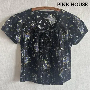 PINK HOUSE 핑크하우스 블라우스 블루베리 블랙 여성용