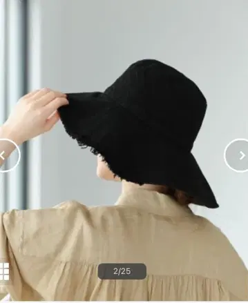 IENA 키지마 타카유키 데님 버킷햇 블랙
