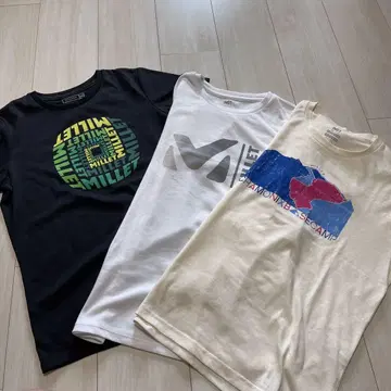 밀레 티셔츠 3개 세트