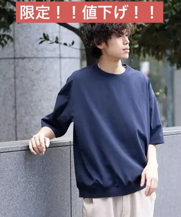 [미사용 새상품] BEAMS HEART 폴리트로 숏 슬리브 T셔츠