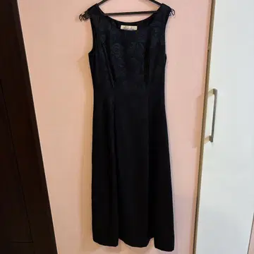 Sainte Neige 블랙 꽃무늬 드레스 사이즈 9