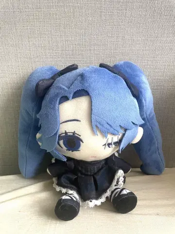 ado MV 캐릭터 럭키 블루 봉제 인형 au