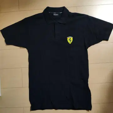 Ferrari 피케 셔츠 블랙