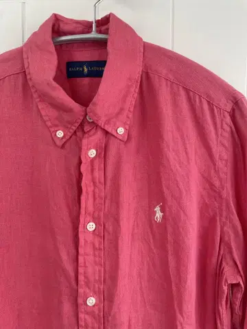Ralph Lauren 핑크 버튼 다운 셔츠