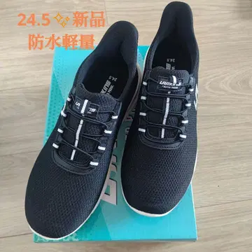 스니커즈 블랙 LARKINS 경량 저반발 새상품 24.5cm