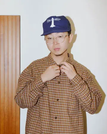 CTC 스토어 레트로 그리드 셔츠 브라운