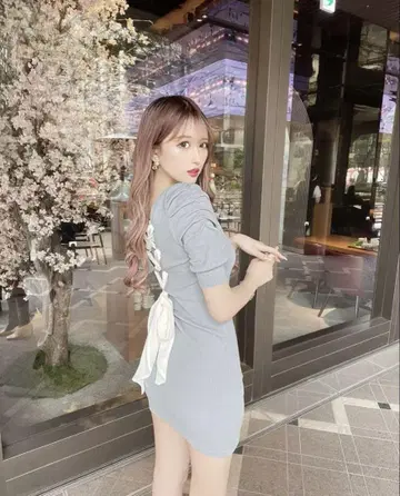 Cheri mi 셰리미 백 리본 원피스