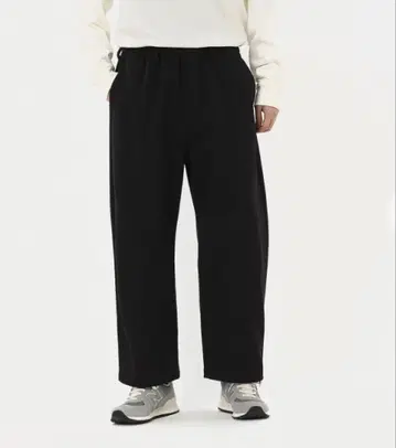 New Balance 블랙 와이드 팬츠 NB Dry