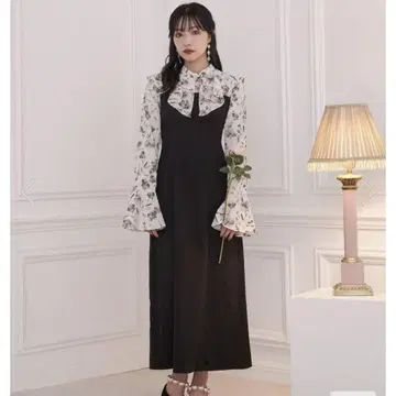 ANDGEEBEE 빅 칼라 도킹 원피스