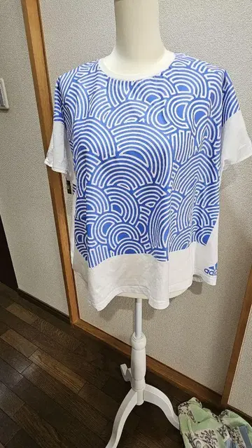 adidas 물결무늬 T셔츠
