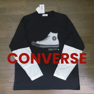 CONVERSE 스니커즈 그래픽 긴팔 티셔츠 2L 사이즈