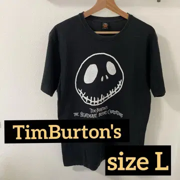 timburtons 티셔츠 L 사이즈 블랙 팀 버튼 디즈니