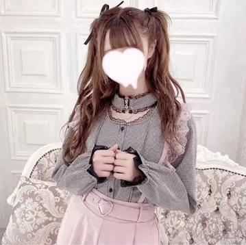 MARS 하트 지퍼 블라우스