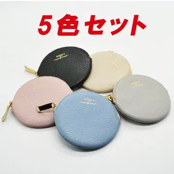 미사용 새상품 MUZICA VITA 이탈리아 가죽 코인 케이스 5색 세트