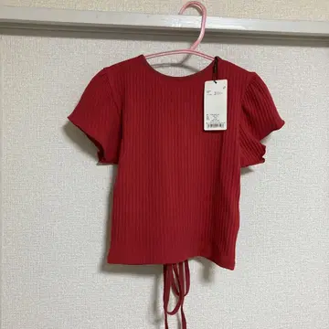 moussy 미사용 새상품 뒷면 레이스업 티셔츠