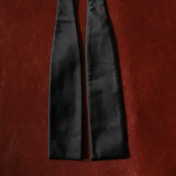 TIE BAR 실크 블랙 넥타이