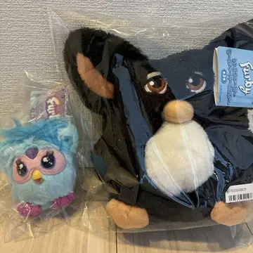레트로 퍼비 롤 페이퍼 홀더 퍼비 봉제 인형 마스코트