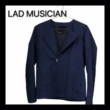 LAD MUSICIAN 네이비 노카라 자켓 라이더스