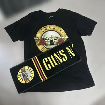 Guns N' Roses 티셔츠 타월 세트