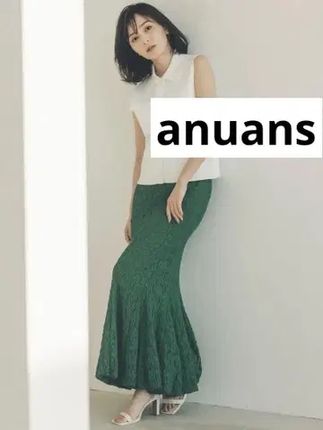 anuans 슈링크 레이스 벌룬 스커트