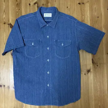 슈가케인 샴브레이 워크 셔츠 사이즈 XL
