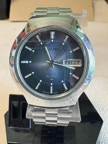 세이코 EL-330 블루 다이얼