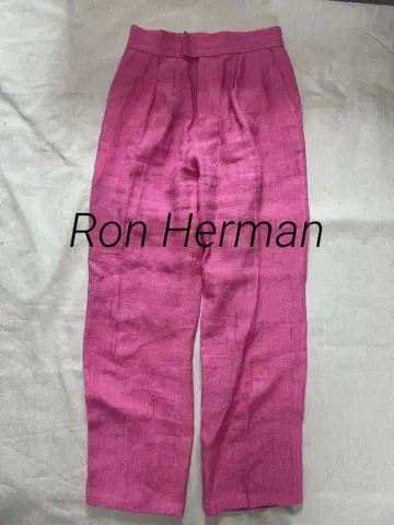 론 헤르만 Ron Herman 린넨 턱 팬츠