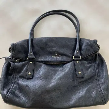 kate spade 블랙 가죽 핸드백
