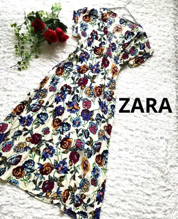 ZARA Trafaluc 꽃무늬 롱 원피스 M 올 패턴 새상품급