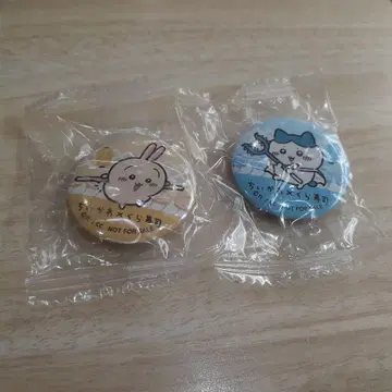 치이카와 (먼작귀) 쿠라스시 캔뱃지 토끼 하치와레