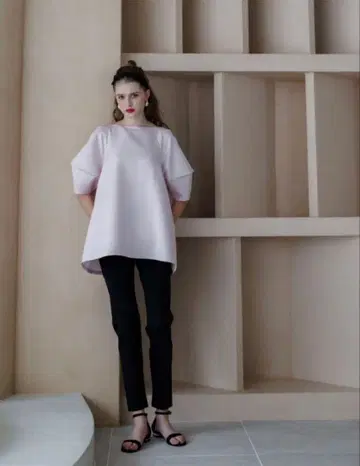 미사용 새상품 liten 리텐 Grosgrain candy Blouse