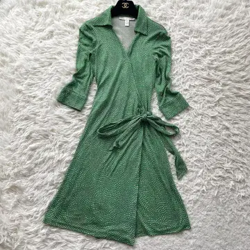 DIANE von FURSTENBERG 실크 100% 원피스 A 라인