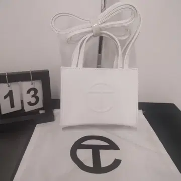 Telfar 미니 화이트 숄더백