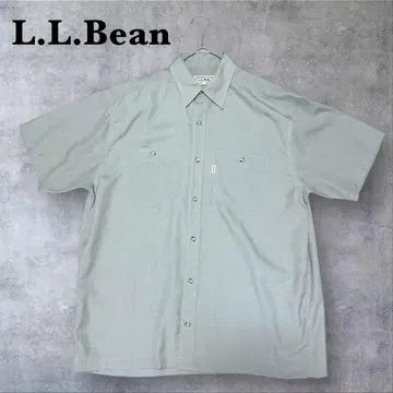 새상품급 L.L.Bean 엘엘빈 반팔 셔츠 베이지 구제 의류 M 사이즈