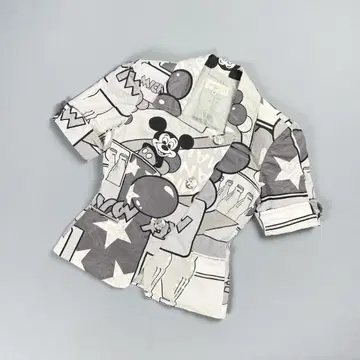 ICEBERG 디즈니 미키 올 패턴 반팔 자켓 사이즈 42*CD455