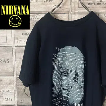 멕시코제 NIRVANA 스마일리 페이스 티셔츠 XL