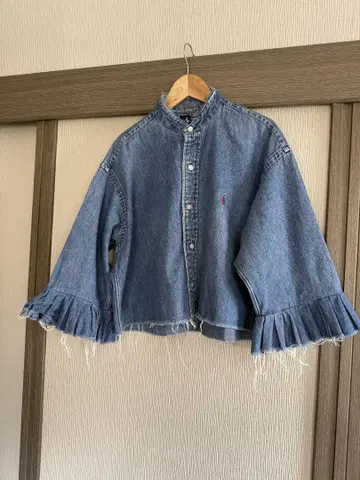 Ralph Lauren 프릴 데님 자켓