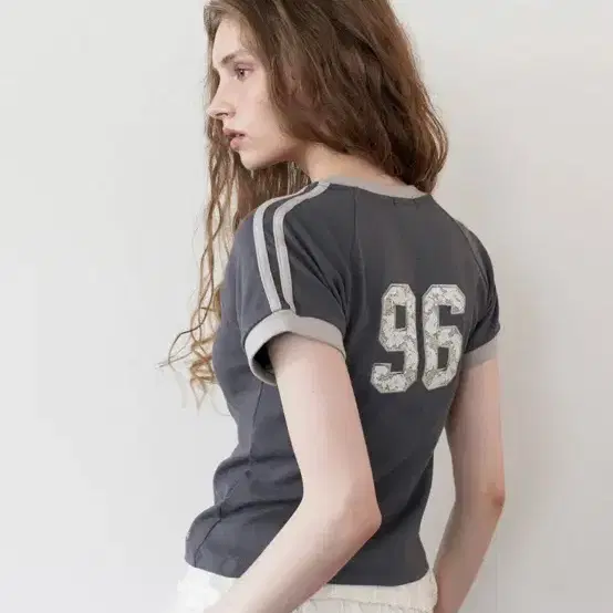 ★ROCKCAKE★Sports 96 Lace Crop Top★送料・関税込★ MUSINSA | ROCKCAKE Sports 96 Lace Crop Top - Charcoal