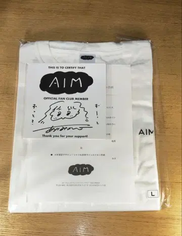 AIM 팬클럽 티셔츠 L 사이즈