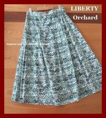 리버티 LIBERTY 오차드 블루 타나론 턱 스커트