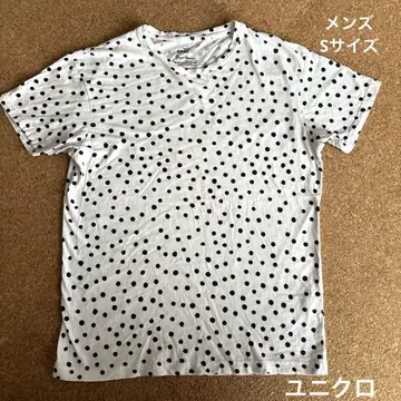 UNIQLO 쿠사마 야요이 남성용 T셔츠 도트 S