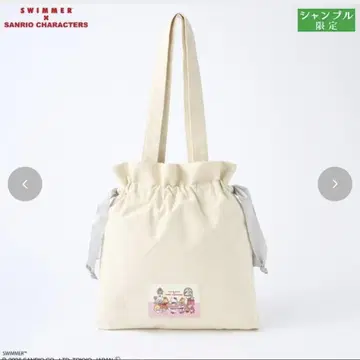 산리오 스위머 콜라보 토트백